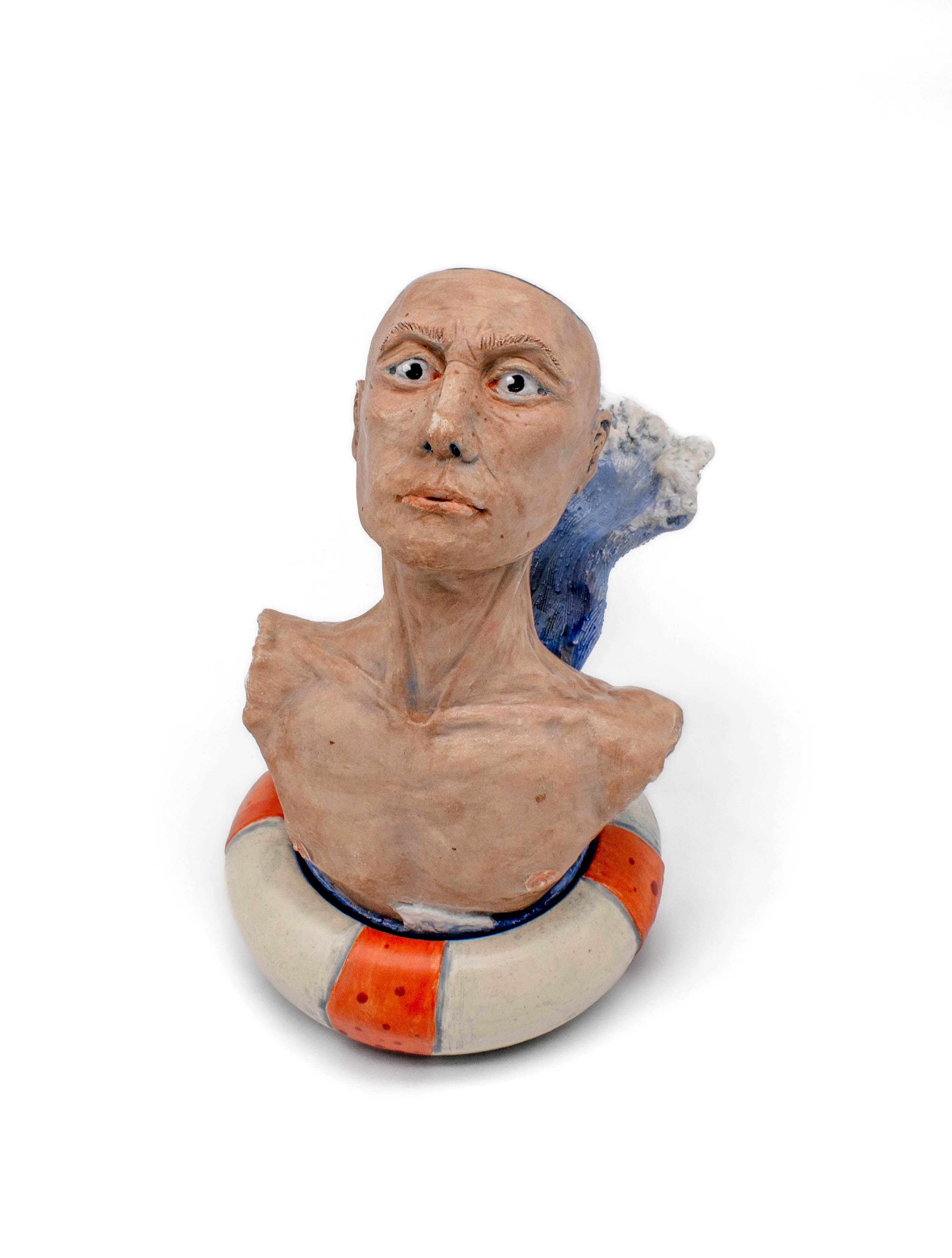 Adrift by Joey Downey, a sculptural cup and saucer